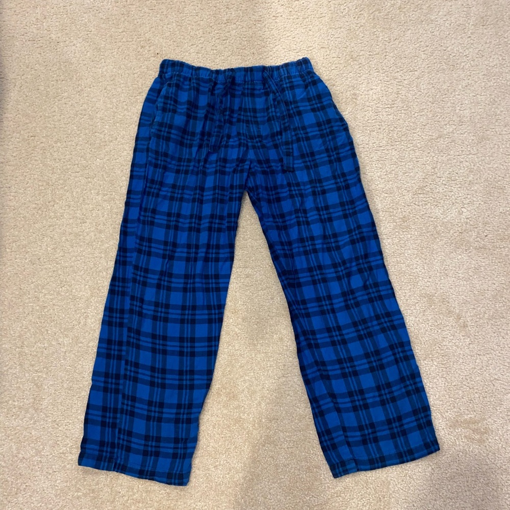 OLD NAVY LIMITED EDITION BLUE PLAID MENS PAJAMA PANTS